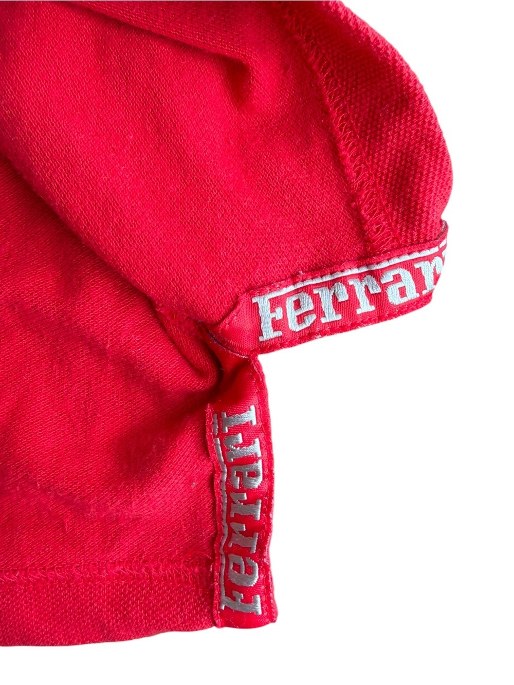 VTG 2000 Y2K Ferrari Official Licensed Red Polo Shirt Size: L - Picture 7 of 9